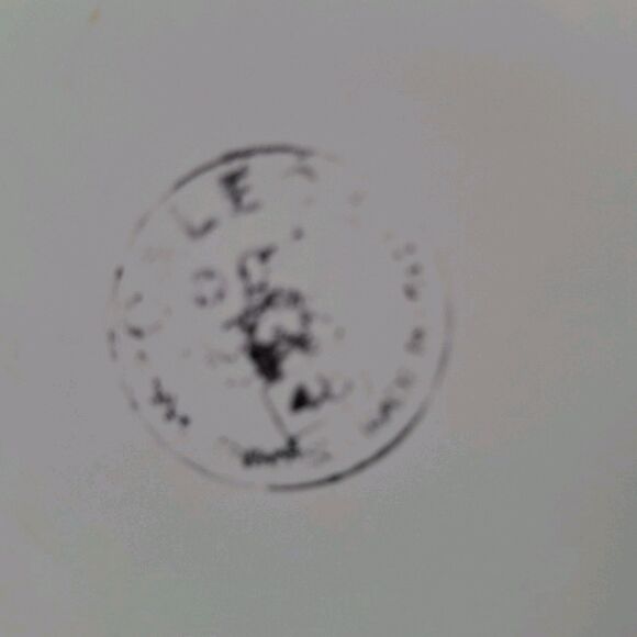 Set of 4 Caleca Blue Moon Dinner Plates 11.5" Made in Italy Blue Green - Picture 4 of 4